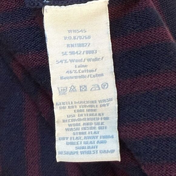 Boden Chevron Striped Half Sleeve Knitted Sweater Dress - Women’s US 4 - Picture 8 of 9